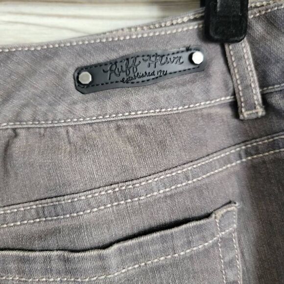 Ruff Hewn Grey Wash Bootcut Jean Womens SZ 18 S Short NWT - Picture 6 of 6